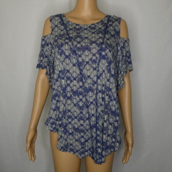 We the Free People Cold Shoulder T Shirt Blouse Sm - Picture 1 of 9